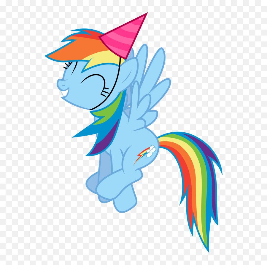 Party Hat Dash By Stillfire On Clipart Library - Rainbow Emoji,Still Clipart