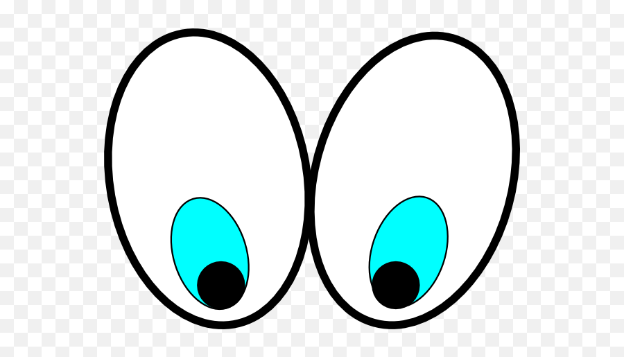 Cartoon Eyeslooking Down Clip Art At Clkercom - Vector Emoji,Cartoon Eyes Clipart