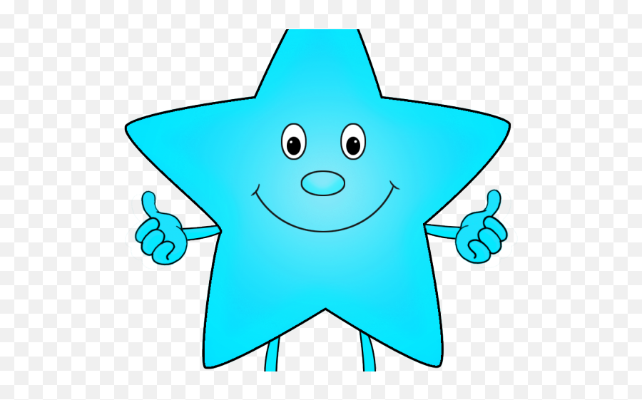 Light Blue Clipart Cartoon - Clipart Purple Star Png Emoji,Cartoon Star Png