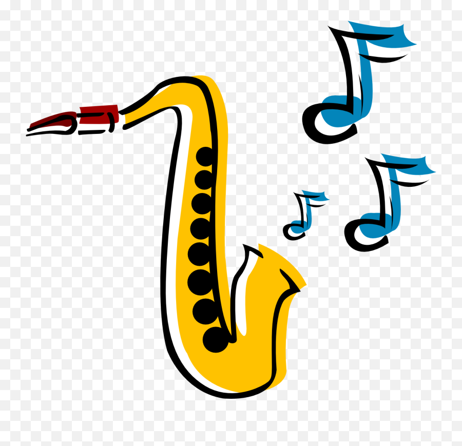 Free Saxophone Clip Download Free Clip - Jazz Clipart Emoji,Saxophone Clipart