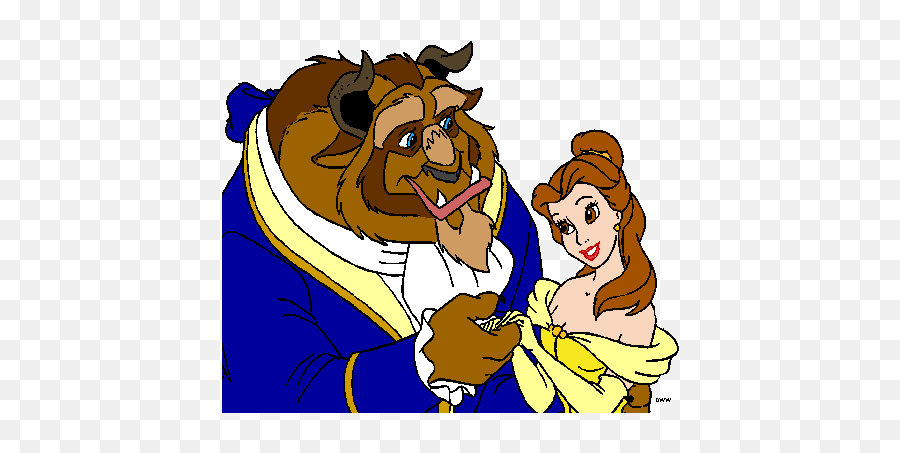 Free Beauty And The Beast Clipart - Clip Art Of Beauty And The Beast Emoji,Beauty And The Beast Clipart