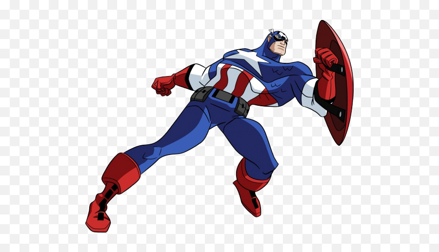 Captain America Clip Art - Avengers Mightiest Heroes Captain America Transparent Emoji,America Clipart