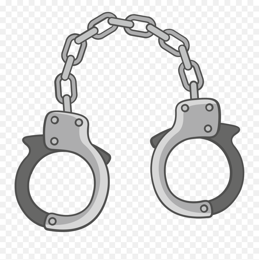 Handcuffs Clipart - Solid Emoji,Handcuffs Clipart