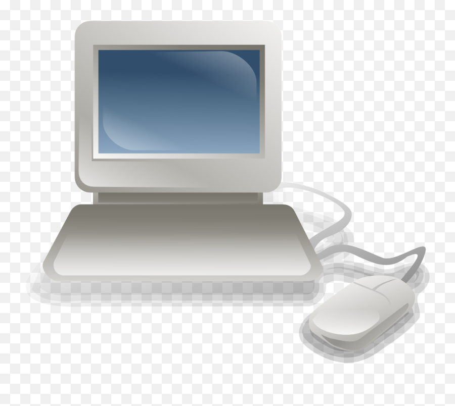 Openclipart - Clipping Culture Old Computer Png Clipart Emoji,Computer Mouse Clipart