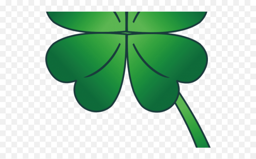 4 Leaf Clover St Patricks Day Clipart - Four Leaf Clover St Day Emoji,Four Leaf Clover Png