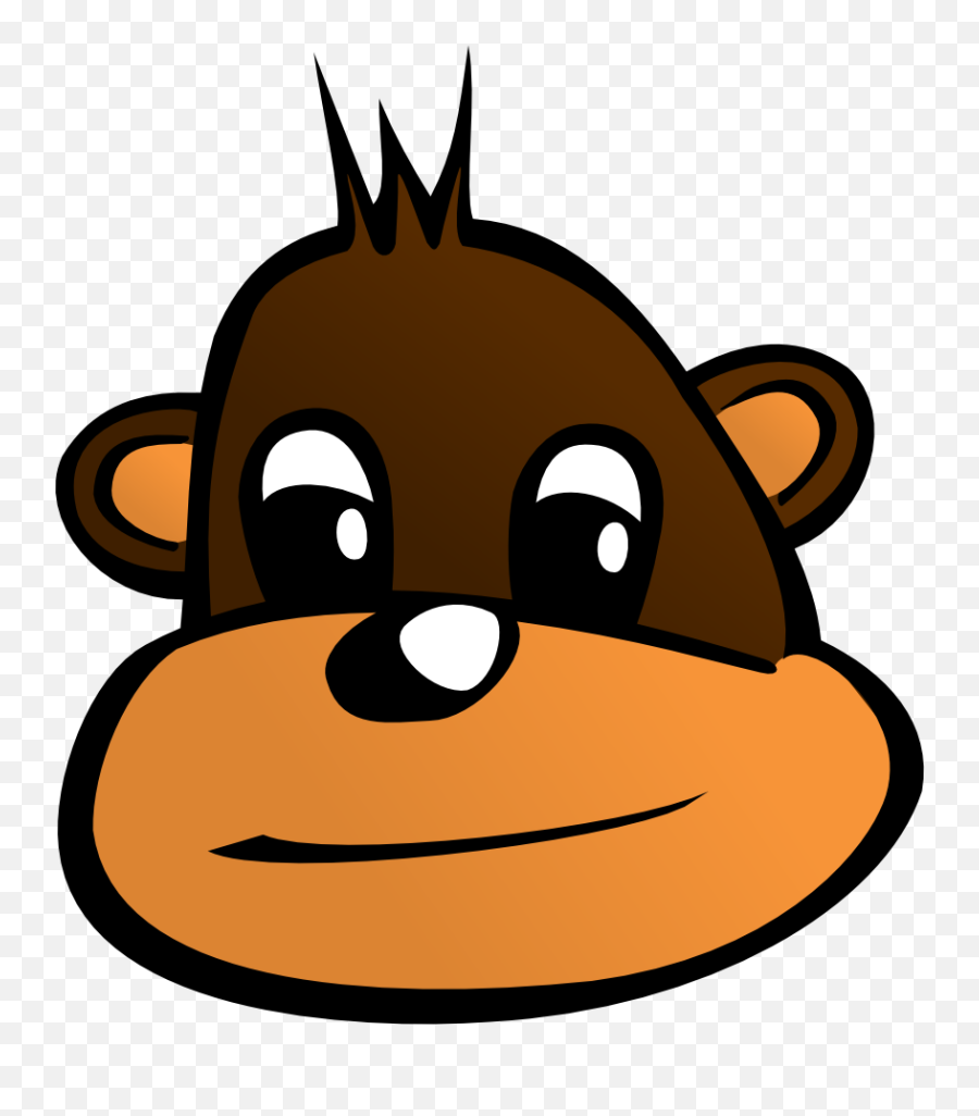 Monkey Mammal Animal - Free Vector Graphic On Pixabay Monkey Cartoon Transparent Head Emoji,Monkey Transparent Background