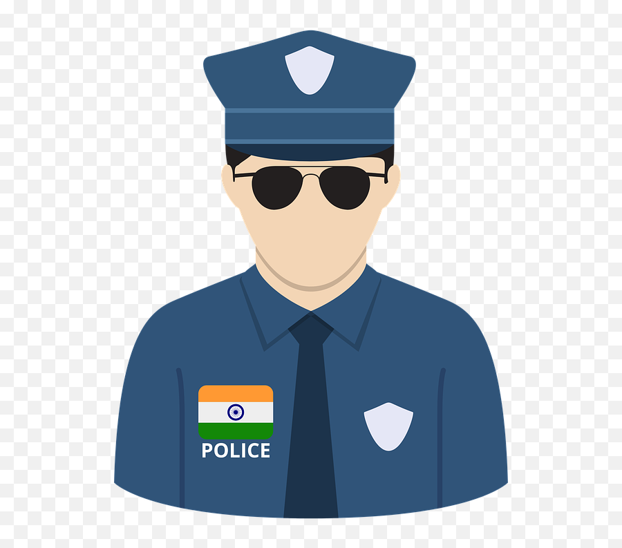 Indian Police Law - Policeman Essay 10 Lines Emoji,Police Png
