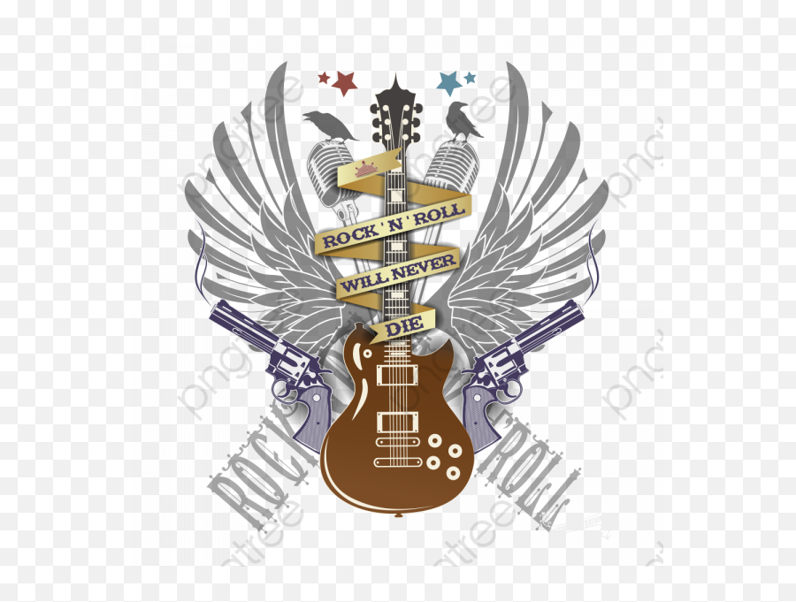 Free Png Images Vector Psd Clipart - Les Paul Rock N Roll Draw Emoji,Rock Clipart