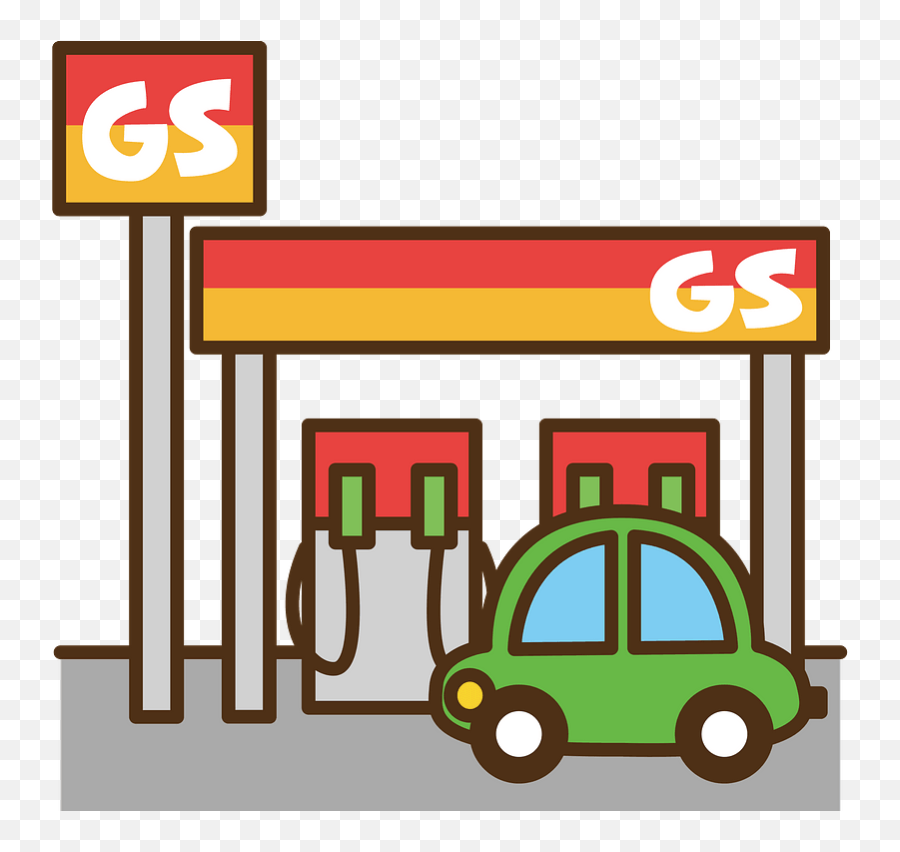 Gas Station Clipart - Gasoline Station Clipart Png Emoji,Gas Station Clipart