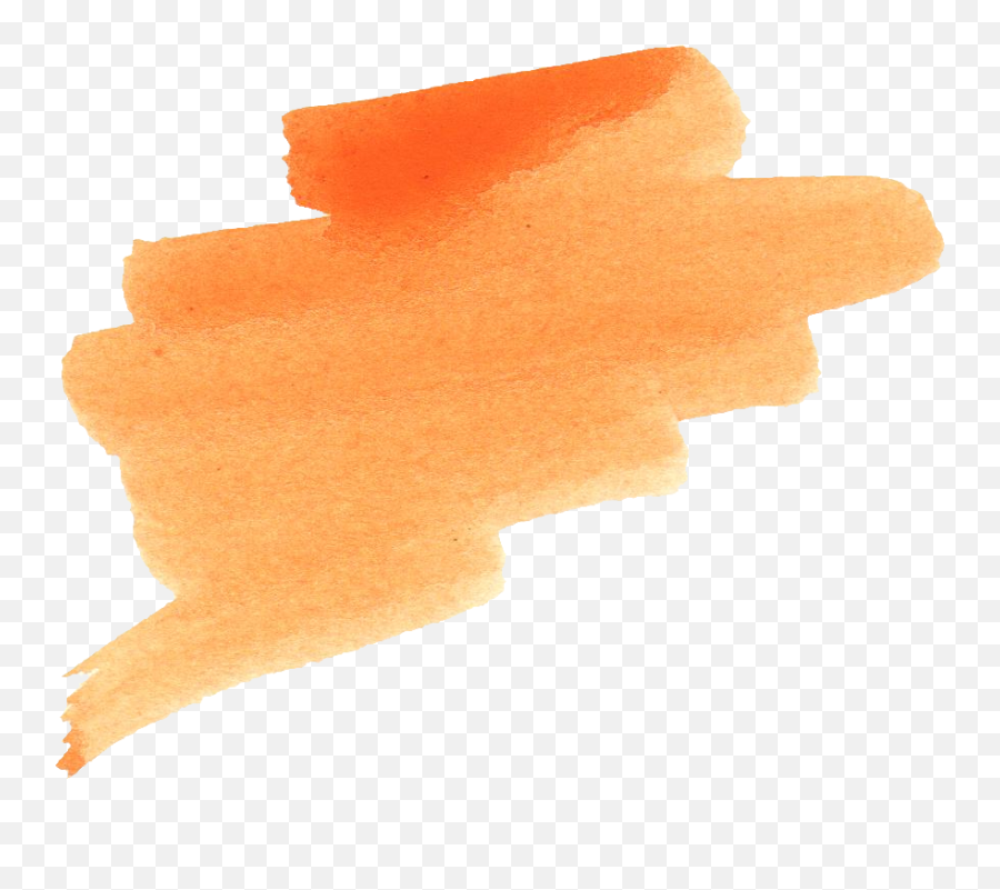 Brush Stroke Png Picture Png All - Orange Watercolour Brush Stroke Emoji,Brush Stroke Png