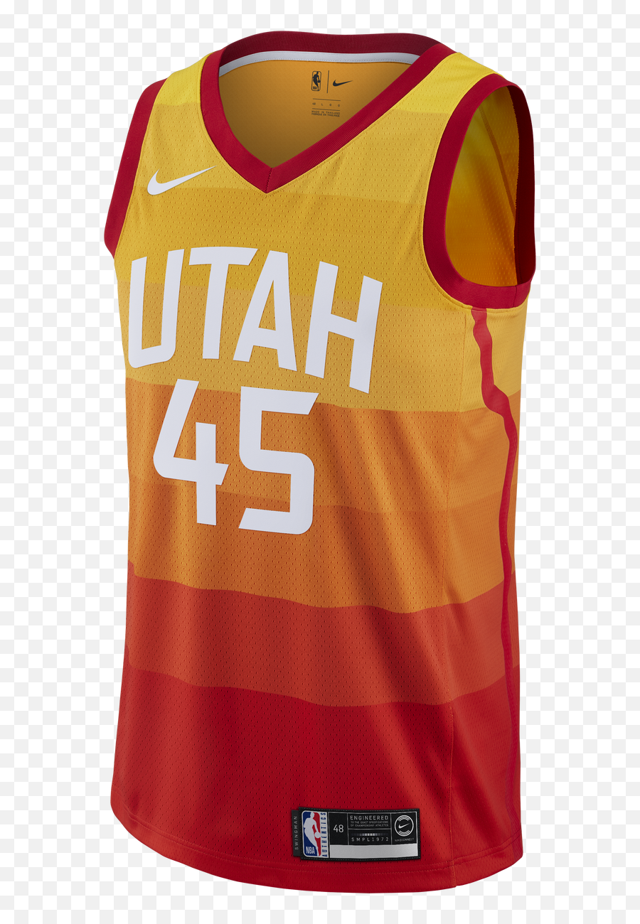 City Edition Swingman Jersey - Utah Jazz Orange City Jersey Emoji,Utah Jazz Logo Png