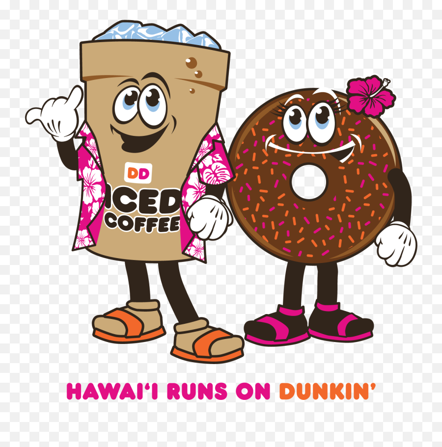 Dunkinu0027 Hawaii Grand Opening - Becker Communications Inc Happy Emoji,Dunkin Logo