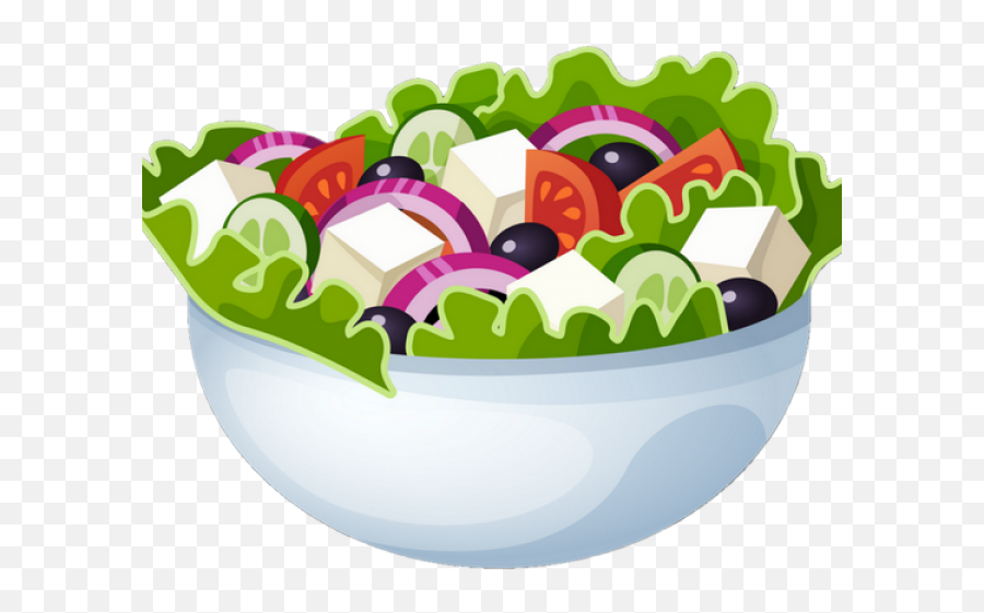 Salad Clipart Kawaii - Clip Art Salad Emoji,Salad Clipart