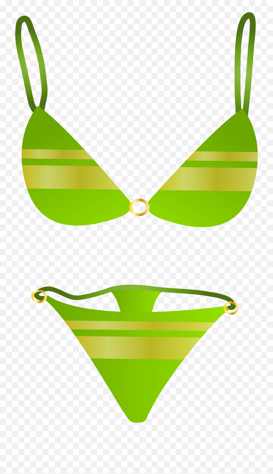 Download Green Swimsuit Png Clip Art Emoji,Bikini Clipart
