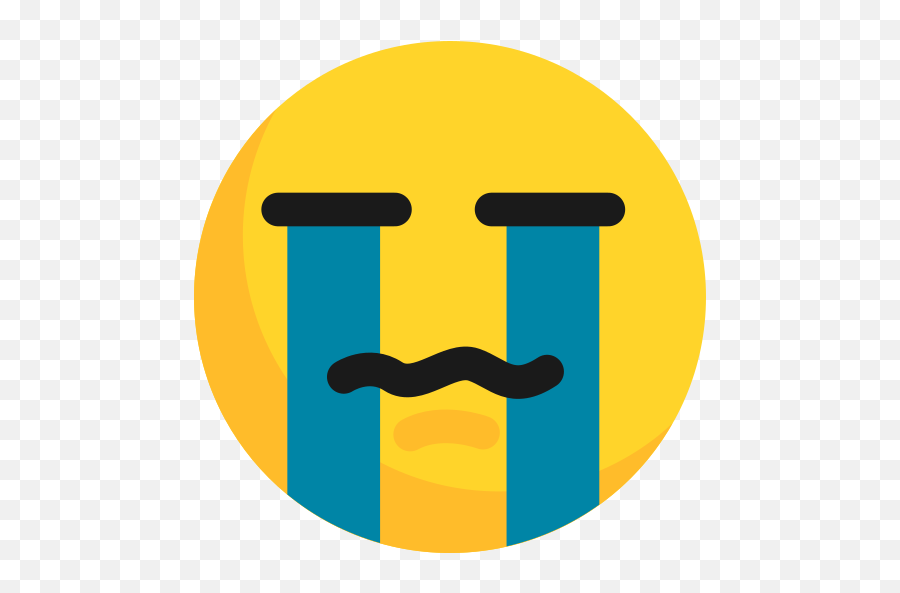 Cry Emoticon Emotion Face Sad Free Icon Of Emoji,Cry Emoji Png