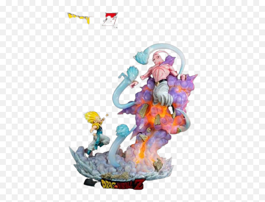Dragon Ball Z Gotenks Vs Majin Buu 16 Scale Statue Emoji,Gotenks Png