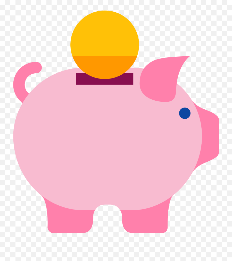 Clip Art Piggy Bank Transparent Png - Happy Emoji,Bank Clipart