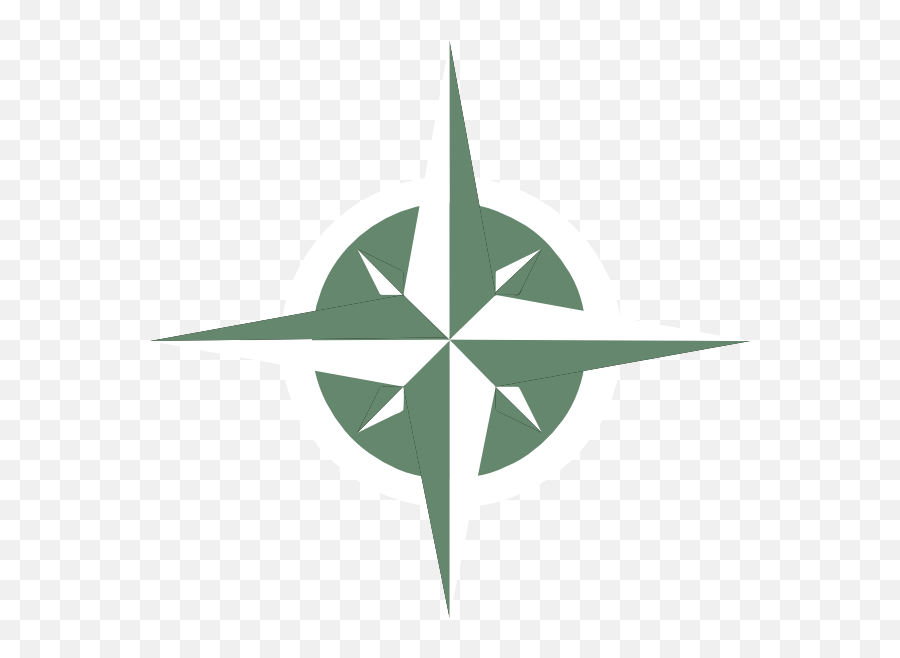 White Compass Rose Clip Art At Clkercom - Vector Clip Art Emoji,Transparent Compass Rose