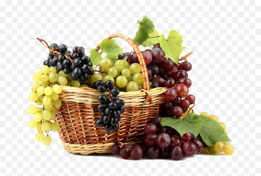 Download Grapes Basket - Basket Full Of Grapes Full Size Emoji,Grapes Transparent Background