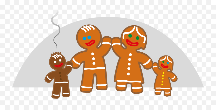 Clipart Family Life Of The Gingerbread Emoji,Gingerbread Man Clipart