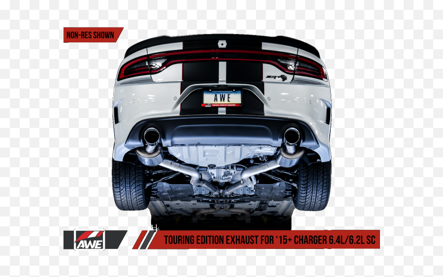 Awe Exhaust Suite For The 15 Dodge Charger 392 And Hellcat Emoji,Dodge Challenger Hellcat Logo