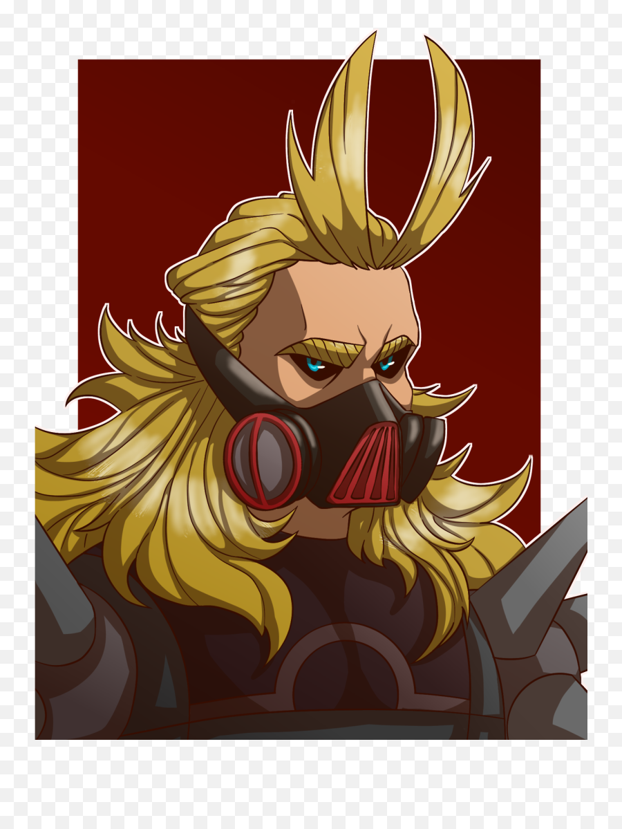 Ask - My Hero Academia Villain All Might Fanart Emoji,All Might Png