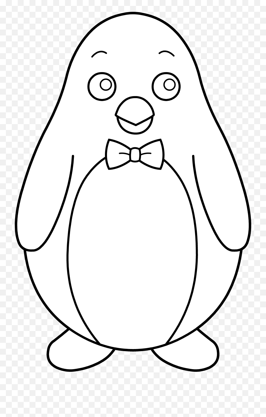 Free Black And White Penguin Clipart Download Free Clip Art - Black And White Clip Art Penguin Emoji,Penguin Clipart