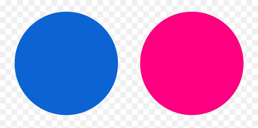 Flickr Dots - Icone Flickr Emoji,Blue Circle Logo