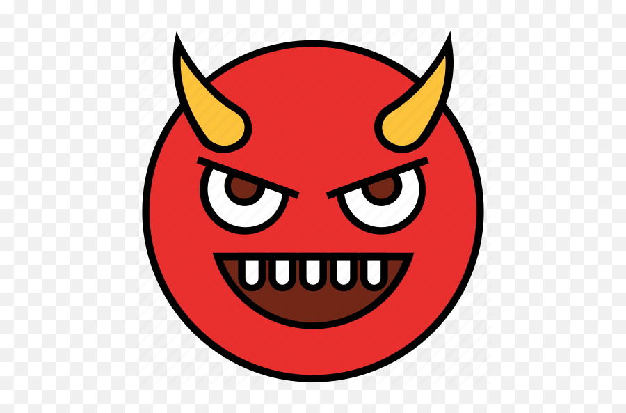 Cartoon Devil Emoji Emotion Evil Face Smiley Icon - Download On Iconfinder Devil Cartoon Face,Devil Emoji Png