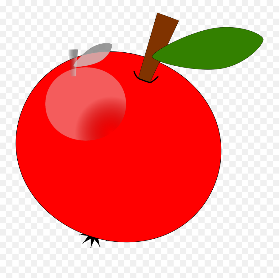 Red Apple Svg Vector Red Apple Clip - Fresh Emoji,Red Apple Clipart