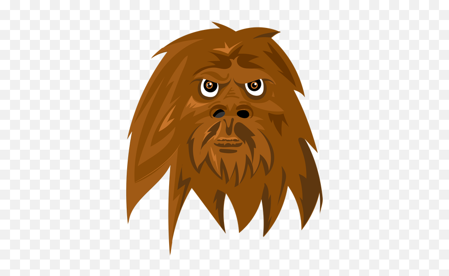 Creature Ape Like Icon - Transparent Png U0026 Svg Vector File Chewbacca Emoji,Chewbacca Clipart