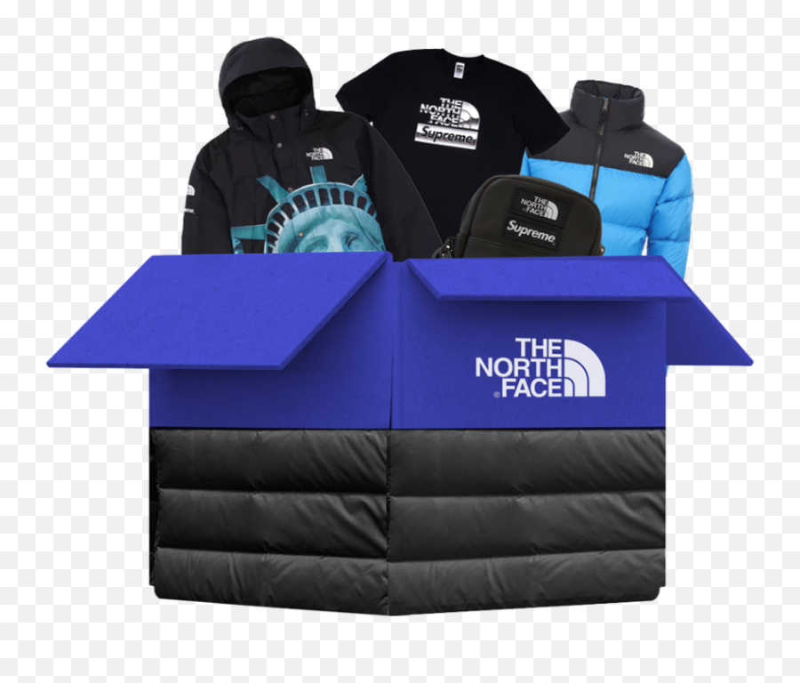 Supreme X North Face Box Online Mystery Boxes By Hypedrop - Unisex Emoji,Northface Logo