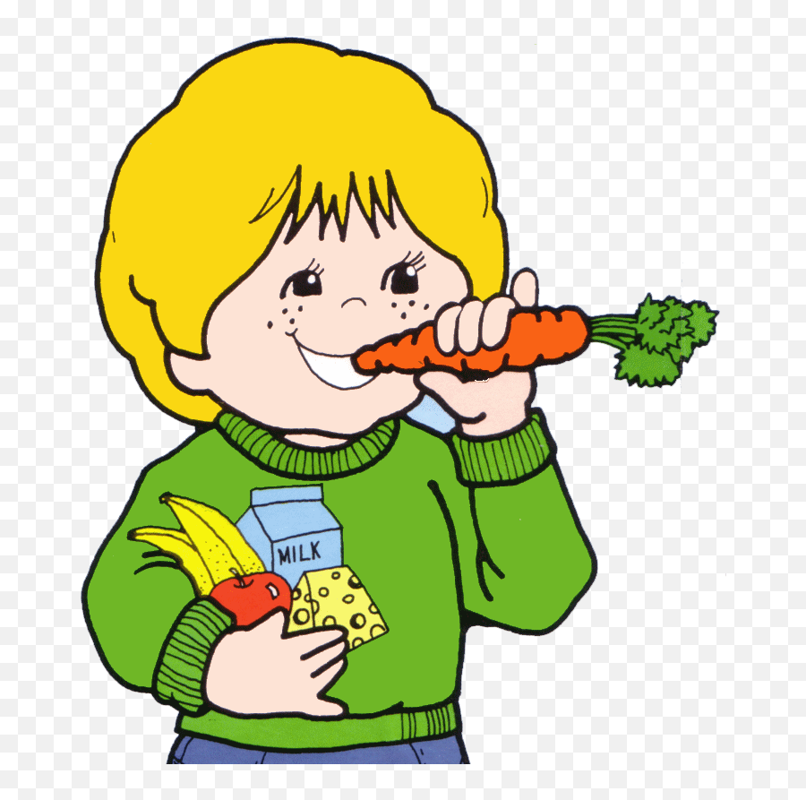 Kids Eating Healthy Food Clipart Png - Energy From Food Clipart Emoji,Eating Clipart