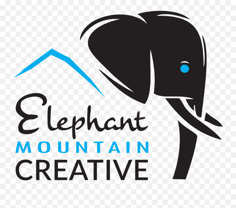 Elephant Mountain Creative - Elephant Mountain Logo Emoji,Elephant Logo