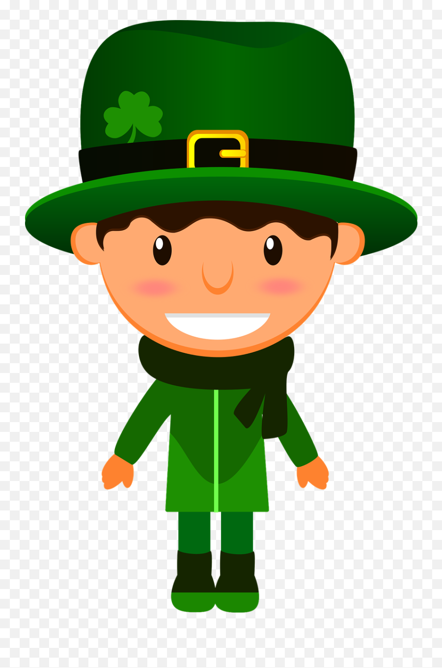 Cute St Patricks Day Patrick Emoji,Cute Leprechaun Clipart