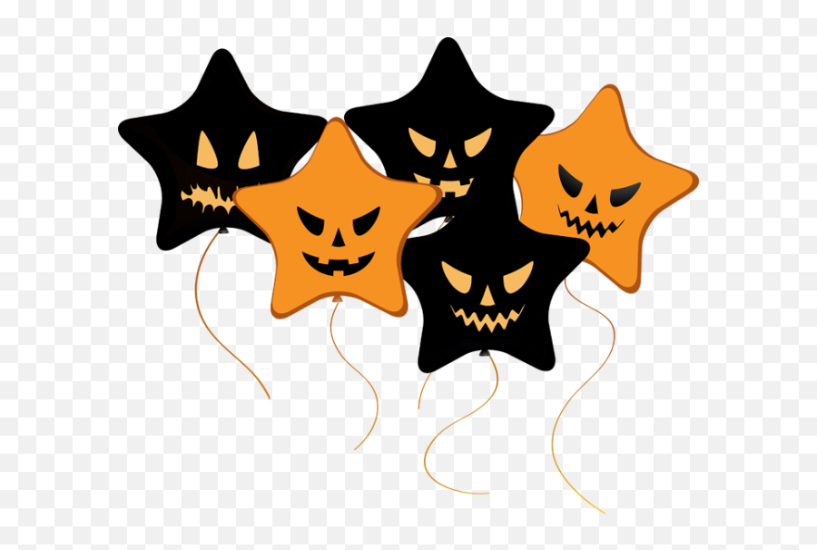 Download Halloween Balloons Clipart - Halloween Balloons Emoji,Balloons Clipart Transparent Background