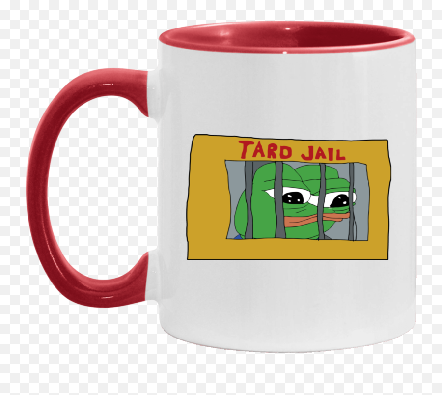 Tard Jail Pepe Frog Mug - Rockatee Emoji,Pepe The Frog Png