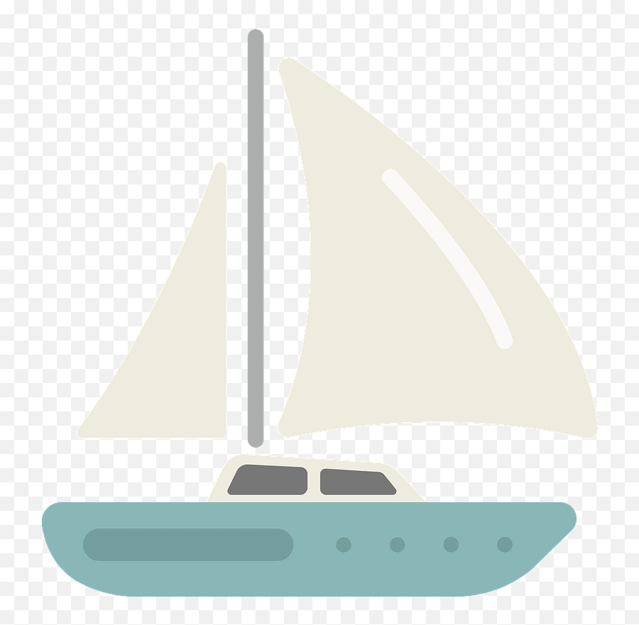 Sailboat Clipart Free Download Transparent Png Creazilla Emoji,Sailboat Clipart Free