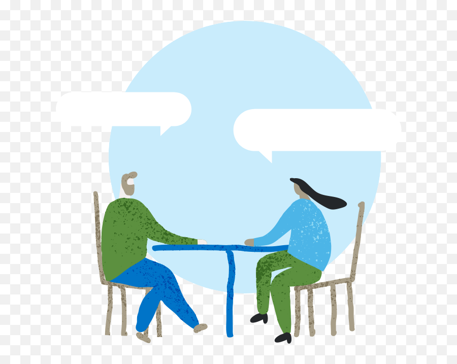 Brainstorm - Campbrain Emoji,People Sitting At Table Png