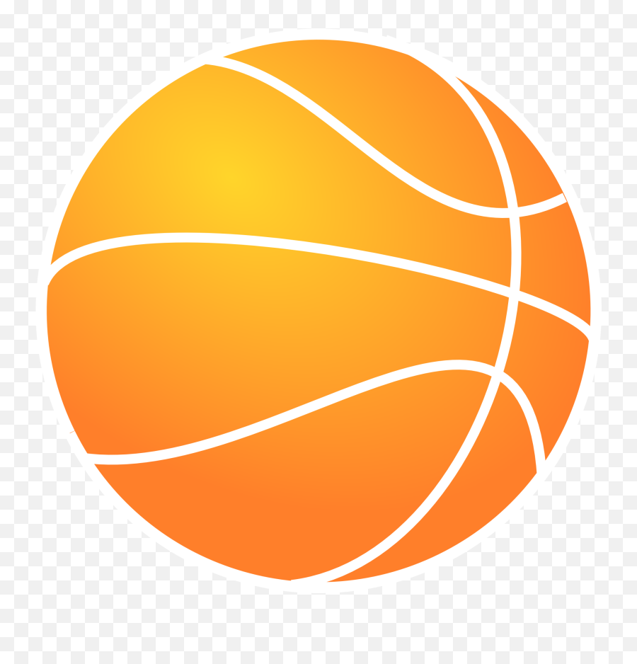 Outline Of Basketball Clip Art - Clipart Basketball Png Emoji,Basketball Png