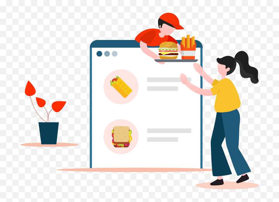 Doordash Clone - Food Delivery App Cartoon Emoji,Doordash Logo Png