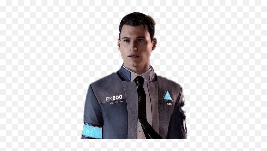 Connor - Connor Detroit Become Human Minecraft Skin Emoji,Detroit Become Human Logo