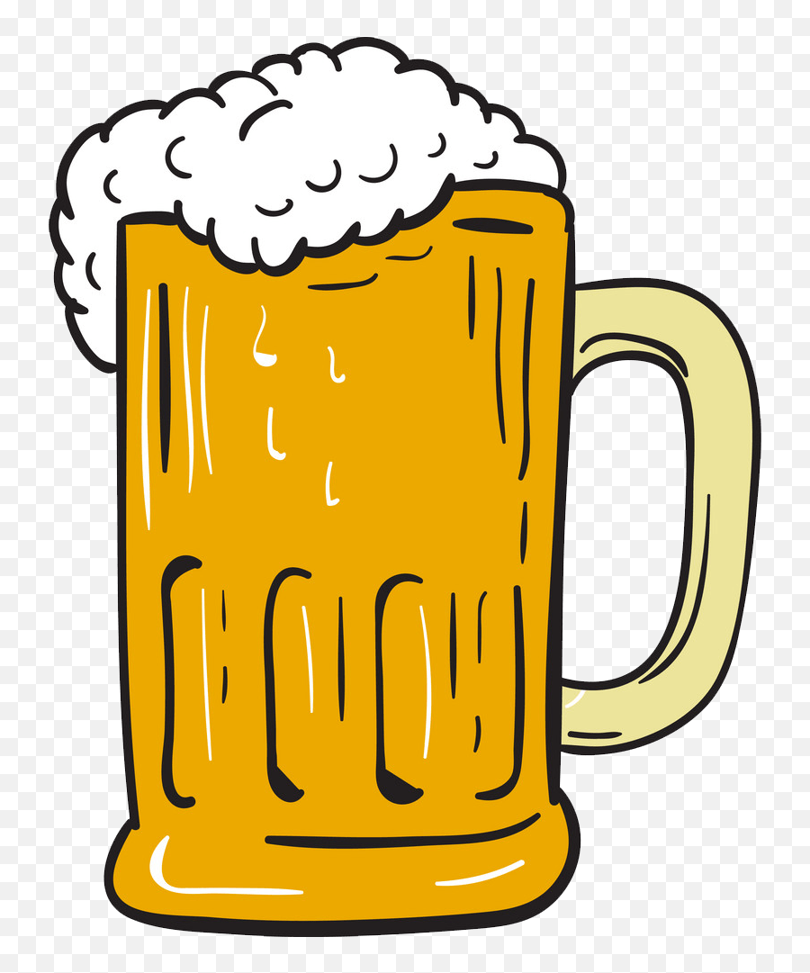 Beer Mug Drawing Png Transparent - Clipart World Beer Mug Drawing Emoji,Beer Mug Clipart