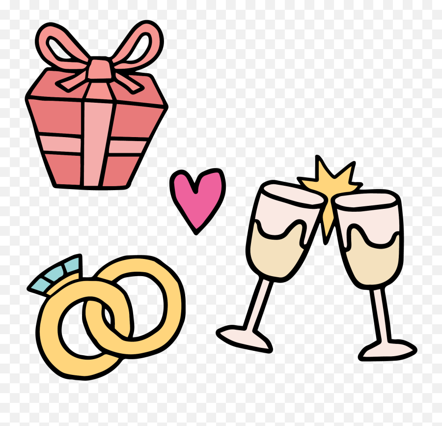 Jpg Free Stock Ring Clip Art Transprent - Cartoon Couple Ring Couple Cartoon Png Emoji,Engagement Ring Clipart