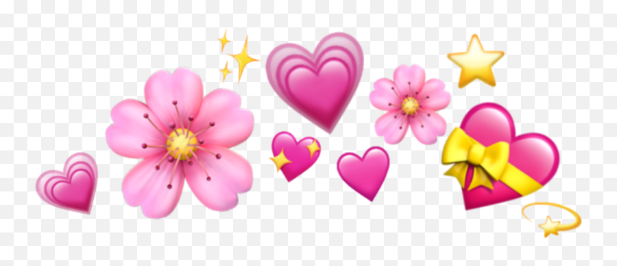 Download Emoji Crown Hearts Emojis - Emoji Crown Png Transparent Background,Heart Emoji Png