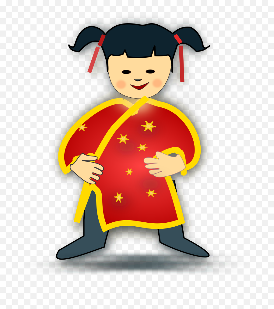 Girl Person Clipart - Chinese Girl Clip Art Emoji,Person Clipart