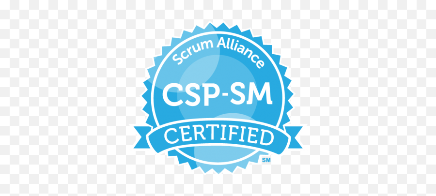 Certified Scrum Professional - Scrum Master Cspsm Training Certified Scrum Master Emoji,Sm Logo