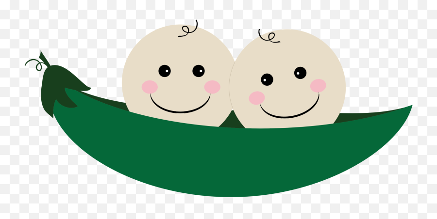 Twins 2 Peas In A Pod - Happy Birthday Twins Png Emoji,Twins Clipart