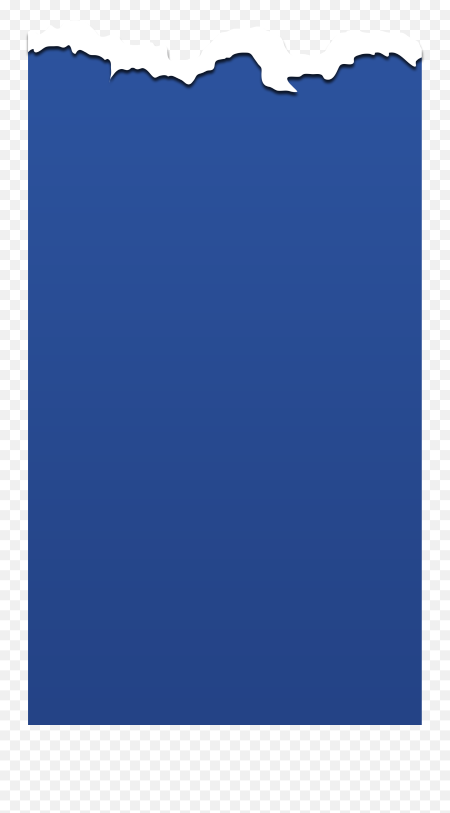 Tear Blue Vertical Paper Transparent Background Png Clip Art Emoji,Paper Transparent Background