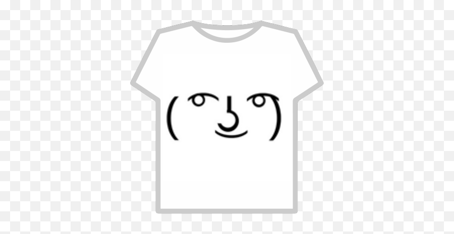 Lenny Face - Roblox Lenny T Shirt Emoji,Lenny Face Transparent